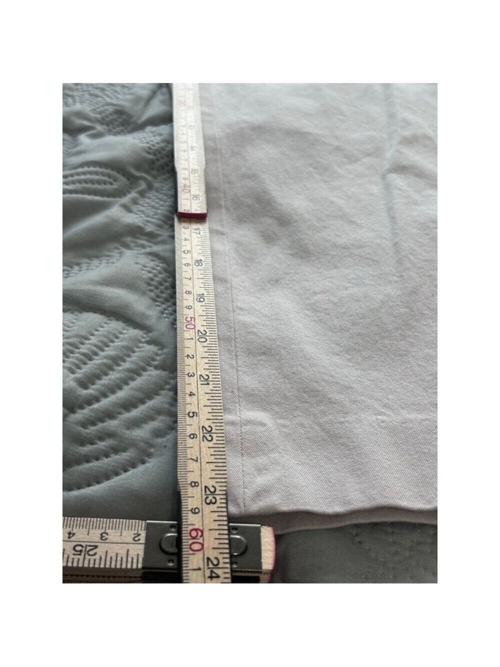 Lane Bryant Light Gray Capri Pants Plus Size 18 Slim Polished Crop - Picture 13 of 13